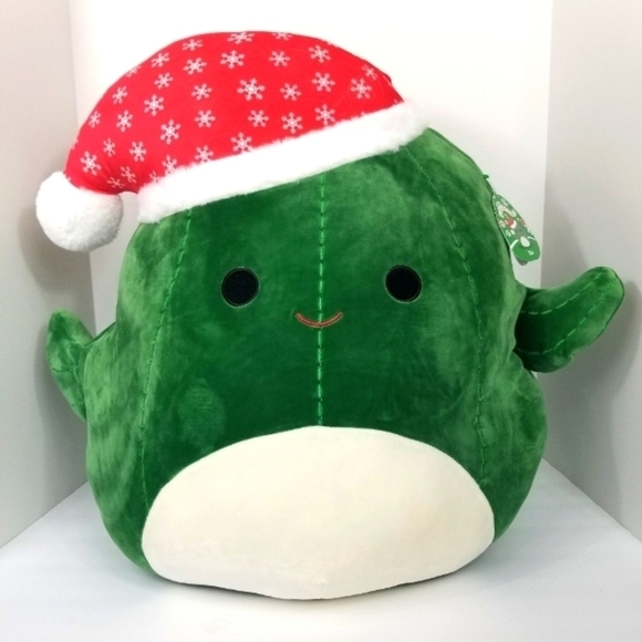 SQUISHMALLOW 20" STU - The Cactus, Med Size, NWT - Christmas  Exclusive - Picture 1 of 9